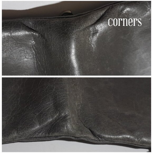 Leather Gray HOBO International Bifold Wallet - Picture 4 of 8